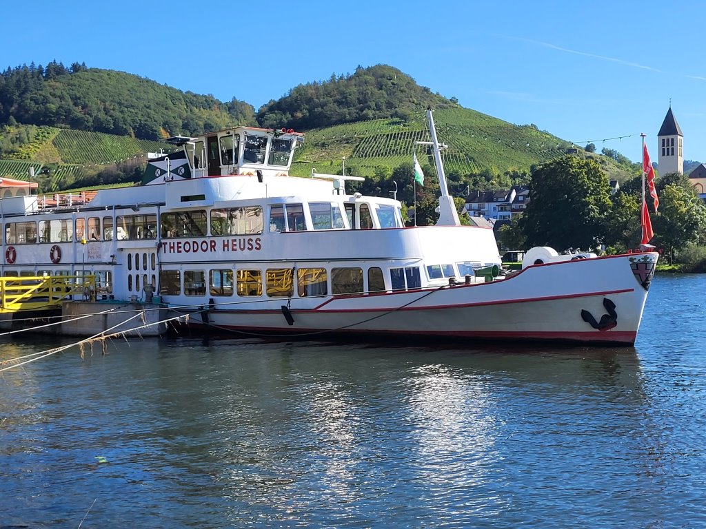 Moselschiff nach Zell - Urlaub an der Mosel in Ferienhaus Am Moselstausee, Am Moselstausee 6, 56858 St. Aldegund